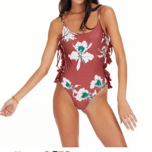 One piece bathing suit, handmade in Italy